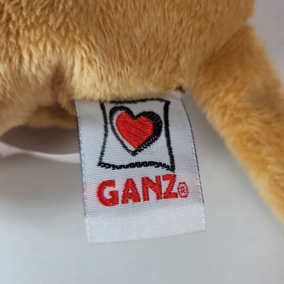 Webkinz Lion Plush Brown Caramel Stuffed Animal Beans In Paws Ganz No Code HM175 - Picture 10 of 12